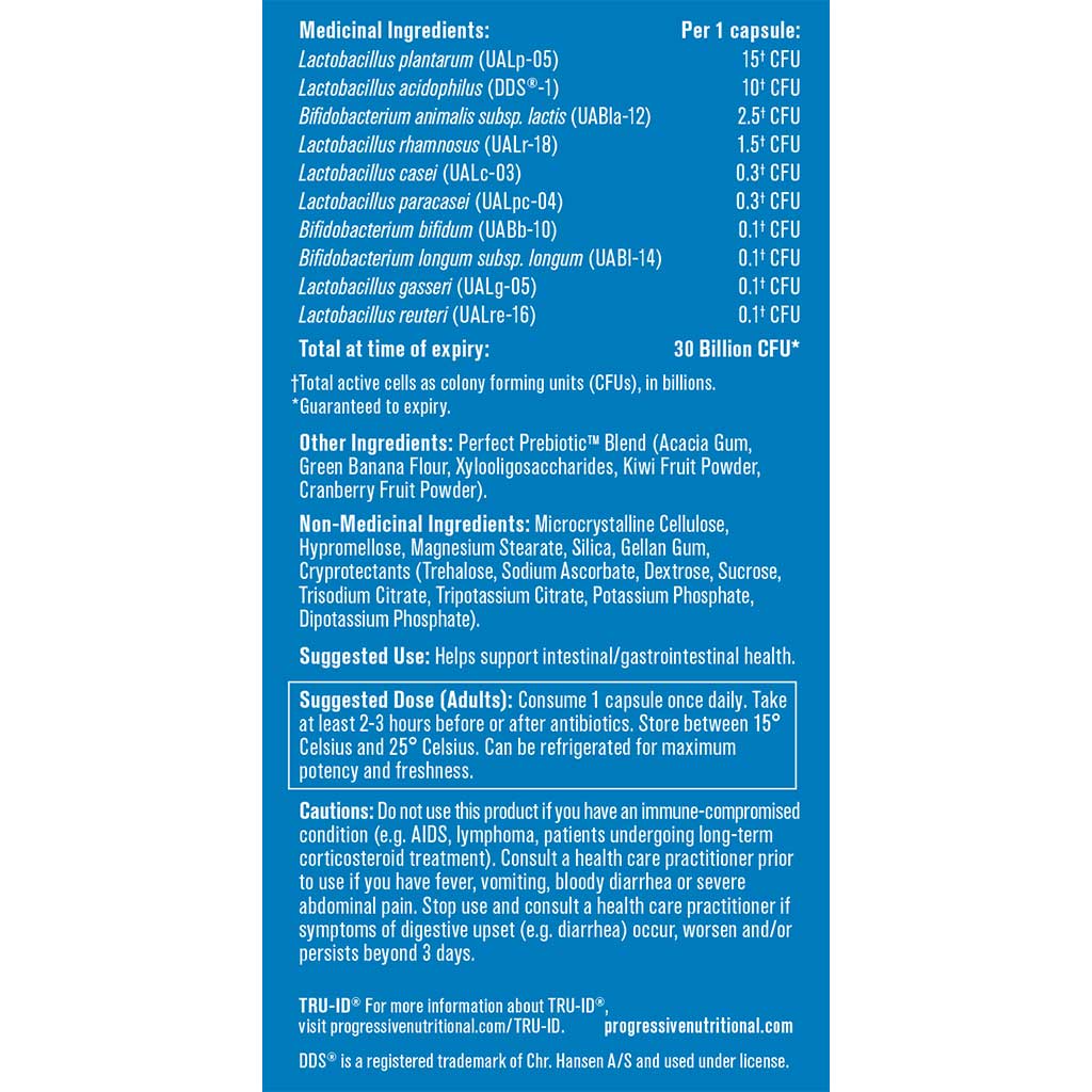 Progressive PERFECT PROBIOTIC 30 BILLION, 60 VCaps