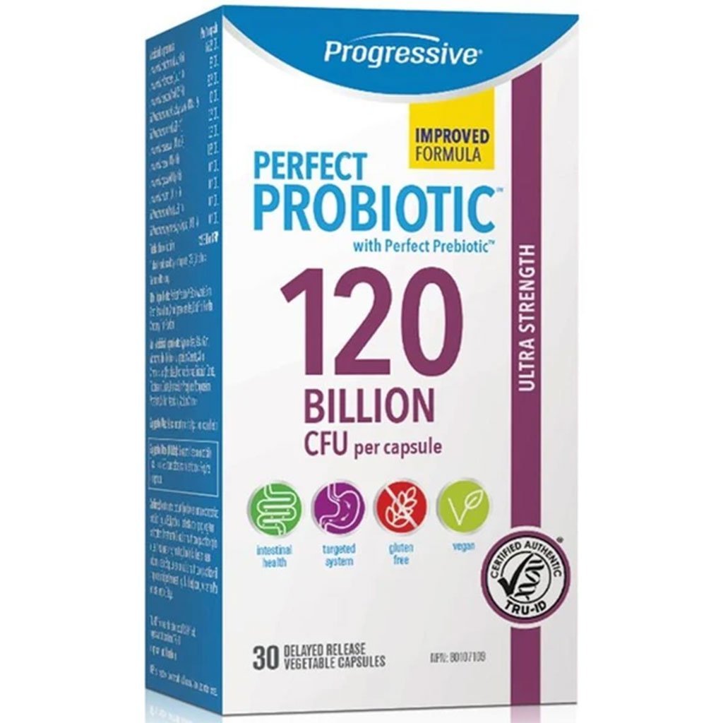 Progressive PERFECT PROBIOTIC 120 BILLION, 30 VCaps (Ultra Strength)