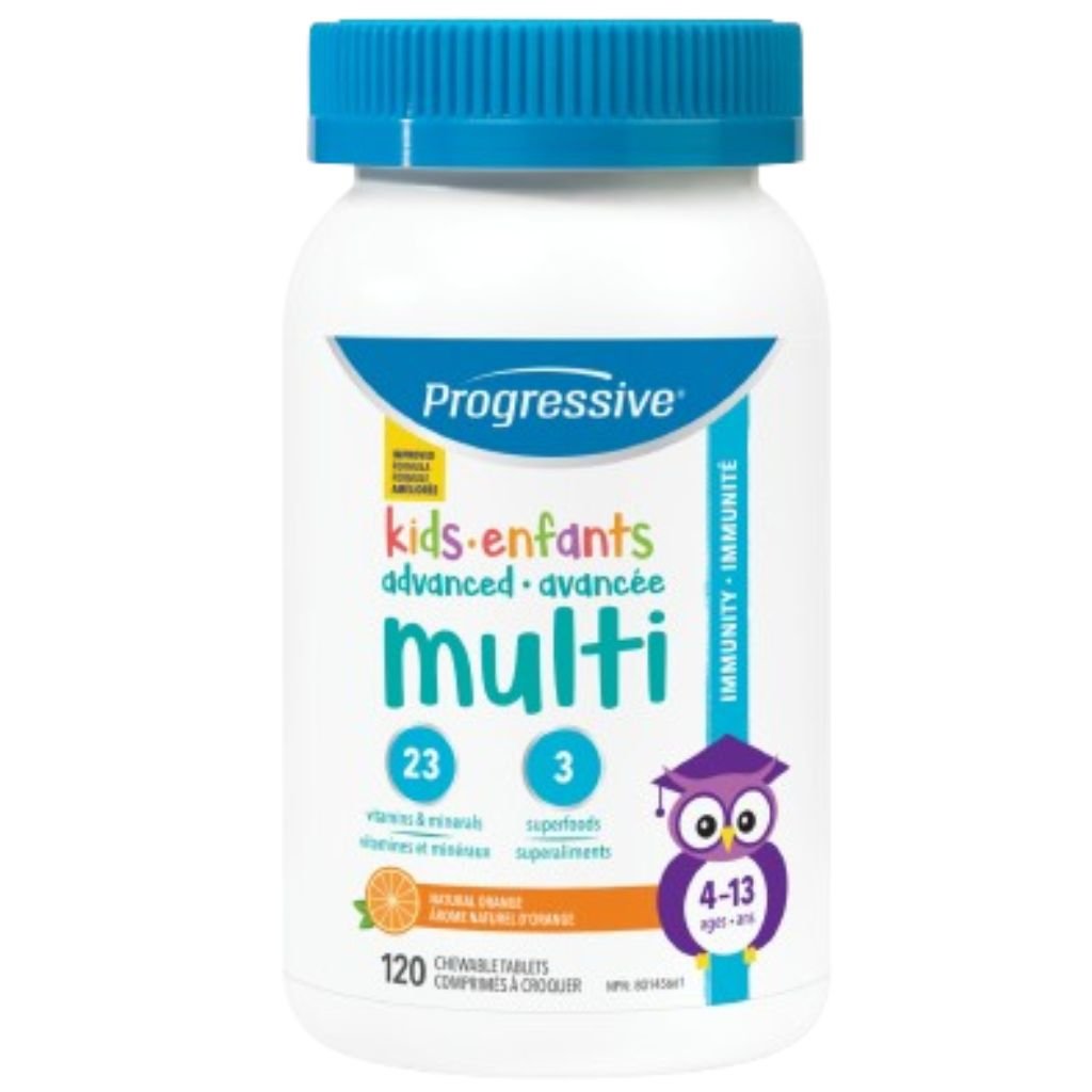 Progressive KIDS ADVANCED MULTI, 120 Chewable Tabs
