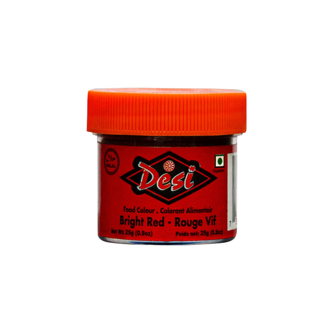 Desi Bright Red Food Color 25g