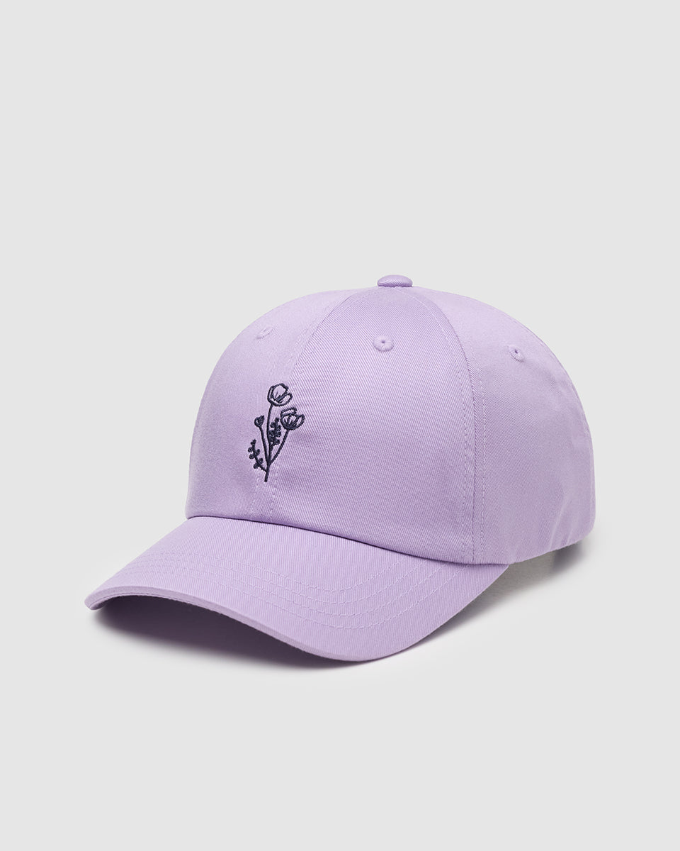 Flower Embroidery Peak Hat