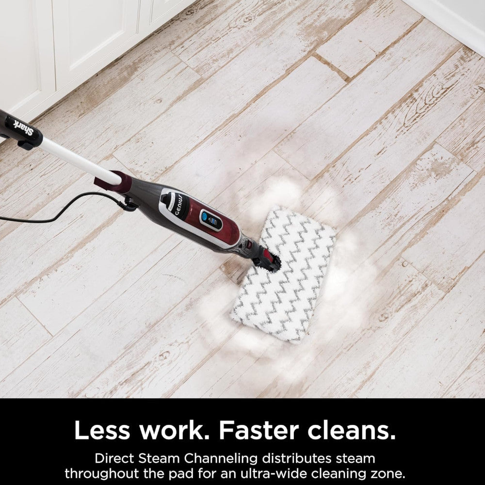 SHARK QM5006QRD Genius Steam Pocket Mop System - Factory serviced with Home Essentials warranty