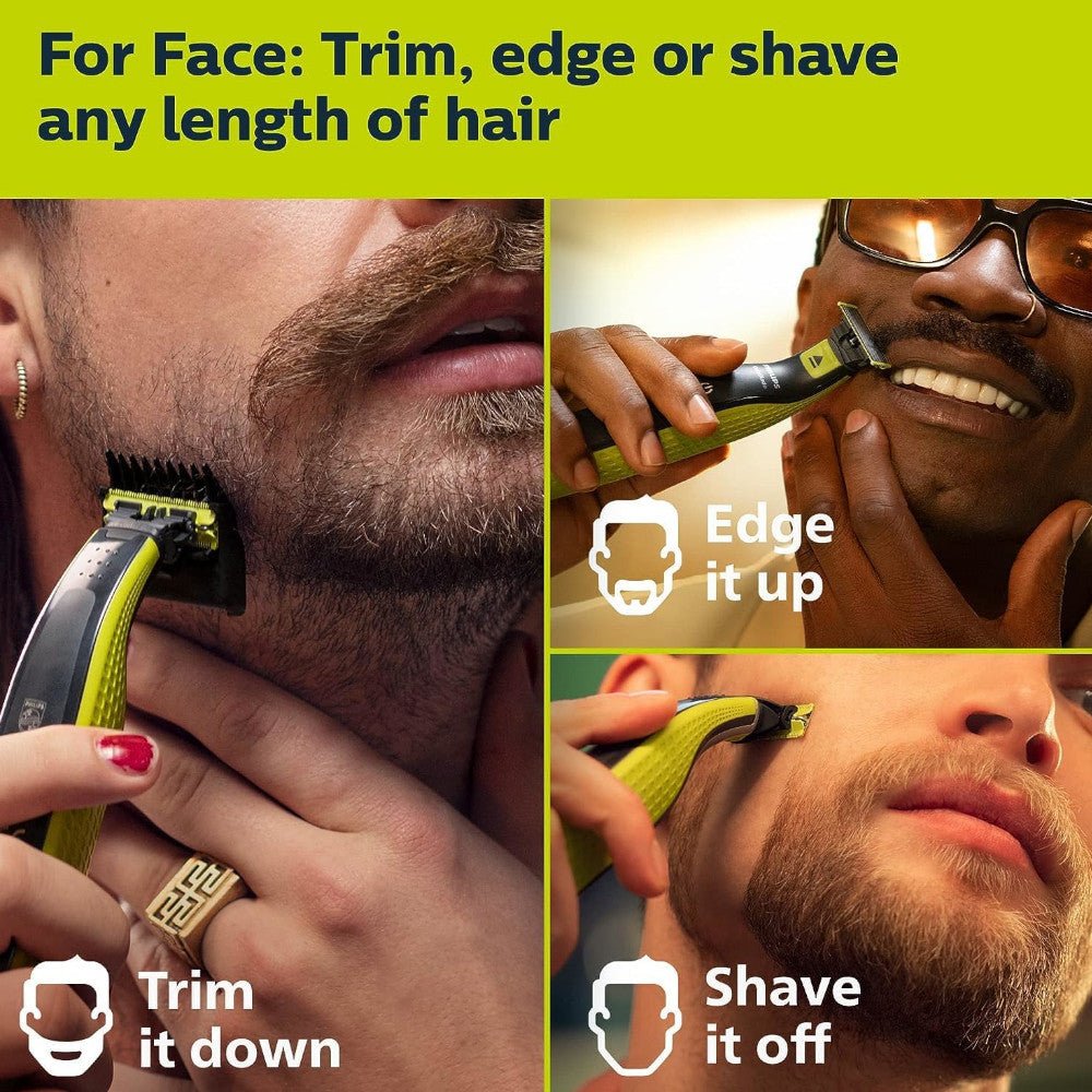 PHILIPS QP2724/21 OneBlade 360 Face Wet & Dry, Trim, Edge & Shave - Kastor