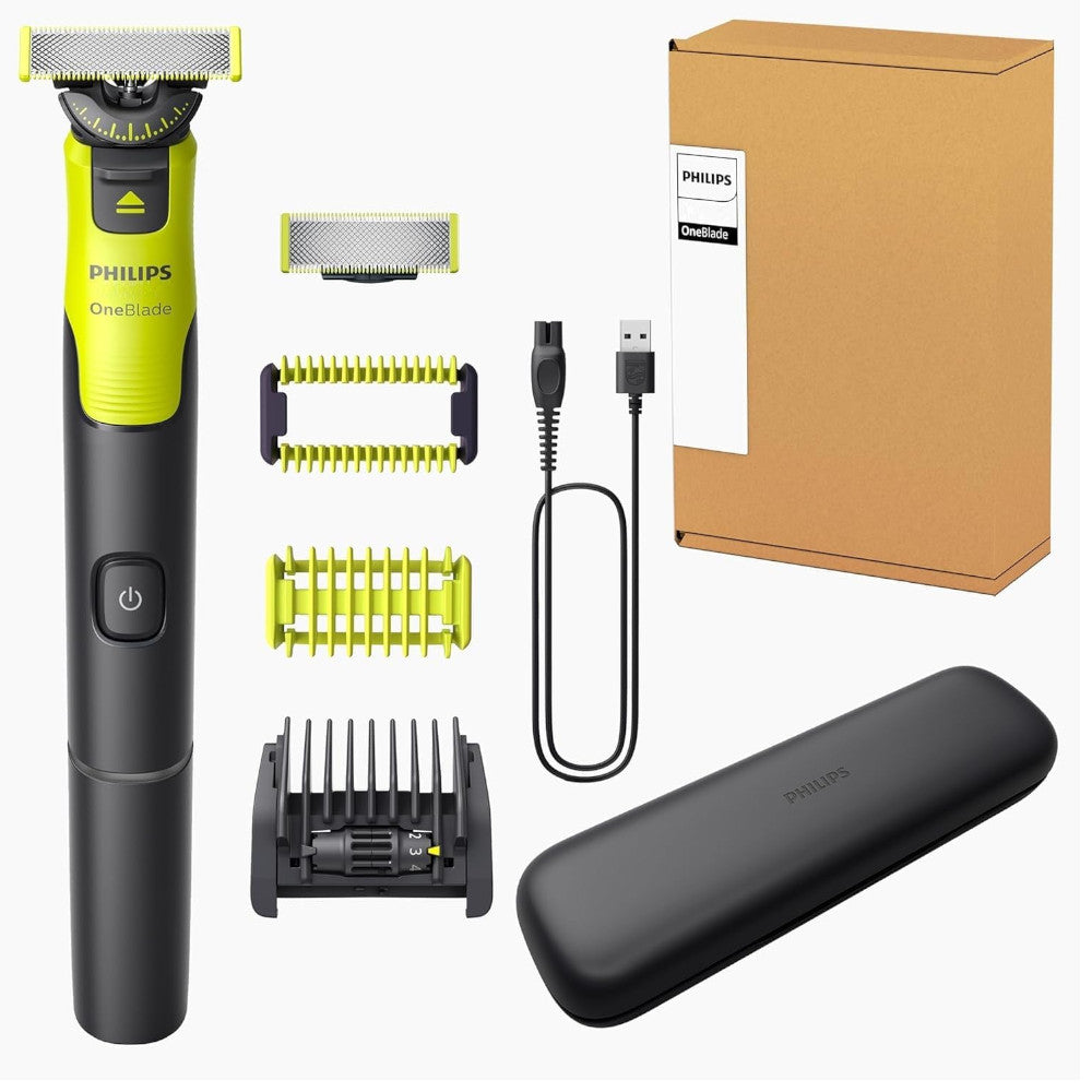 PHILIPS QP4631/65 OneBlade 360 Face & Body, Wet & Dry, with Bluetooth Connectivity and Travel Case