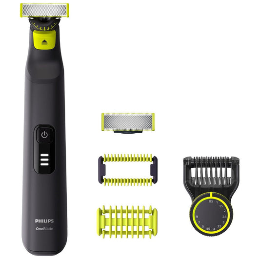 PHILIPS QP6541/16 OneBlade 360 Pro, Wet & Dry, Trim, Edge & Shave with the 12 lengths