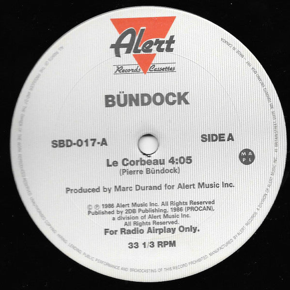 Bündock / Le Corbeau - LP 12'' Used