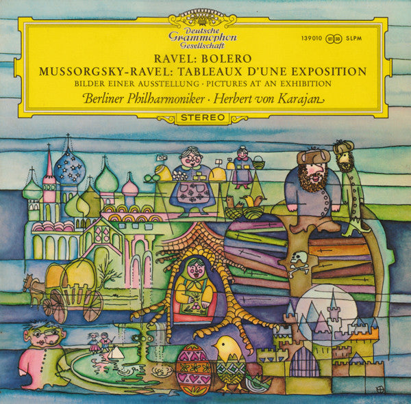 Ravel, Moussorgski, Ravel, Herbert von Karajan / Boléro, Tableaux D'une Exposition (Pictures At An Exhibition) - LP Occasion