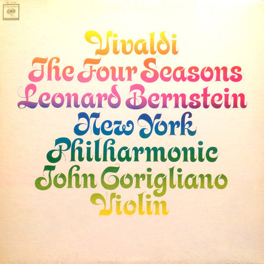 Vivaldi, Leonard Bernstein, New York Philharmonic ‎ / The Four Seasons, Op. 8 - LP (used)