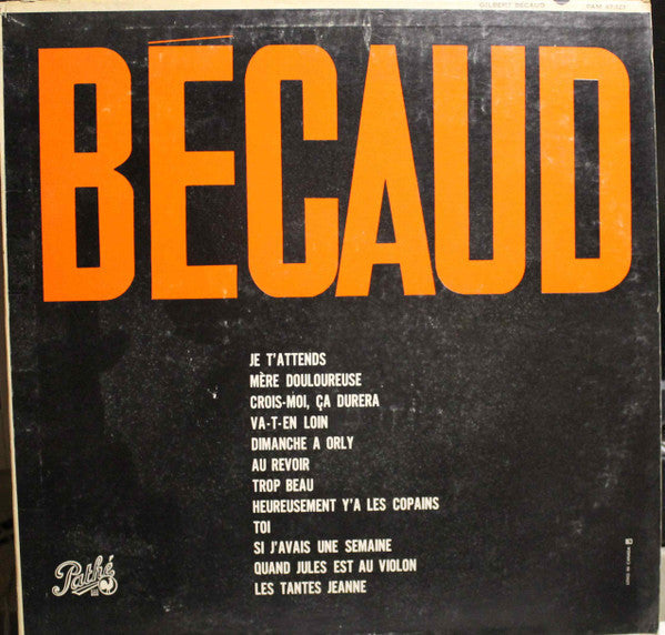 Gilbert Bécaud / Becaud - LP USED