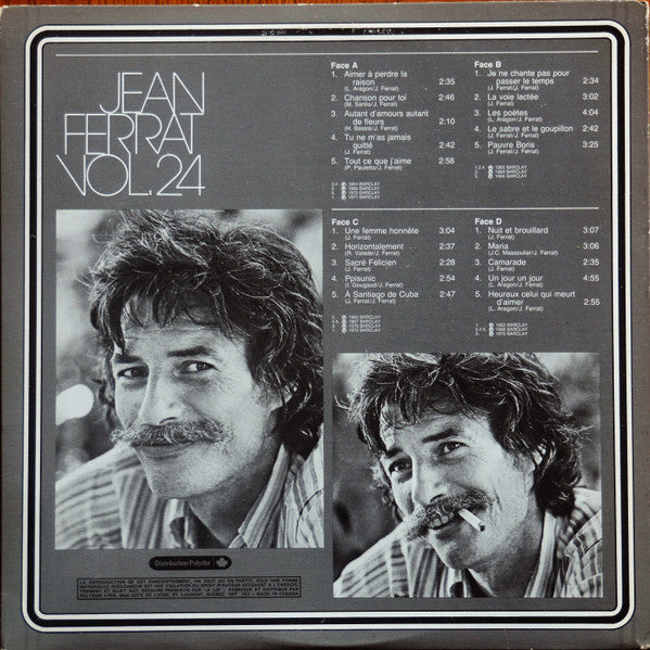 Jean Ferrat / Les Grands Succès Barclay Vol. 24 - LP USED