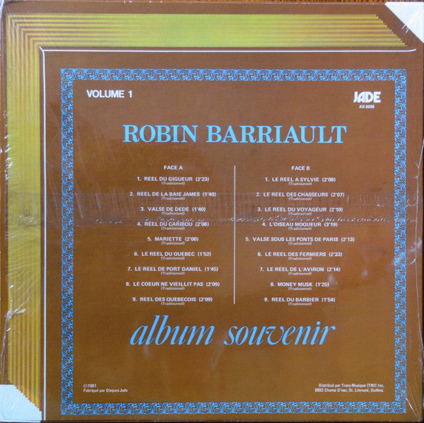 Robin Barriault / Album Souvenir, Vol.1 - LP