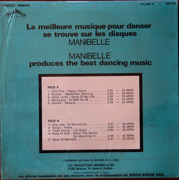 variés - Strict Tempo. Volume 10 - LP Used