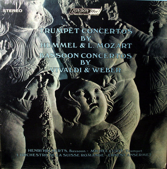 Vivaldi / Weber / Hummel / Leopold Mozart, L'Orchestre De La Suisse Romande, Ernest Ansermet ‎/ Bassoon And Trumpet Concertos - LP (used)