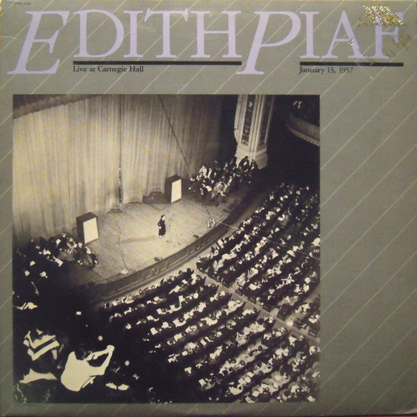 Edith Piaf / Live At Carnegie Hall - 2LP Occasion
