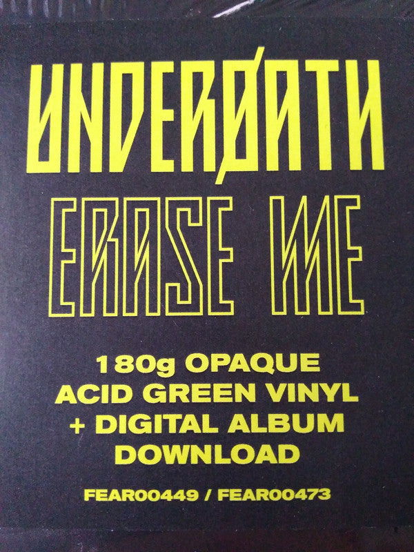 Underoath ‎/ Erase Me - LP ACID GREEN