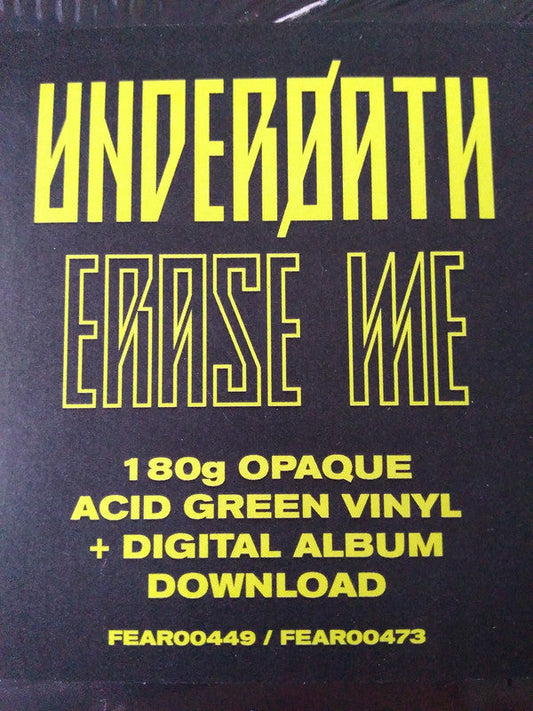 Underoath ‎/ Erase Me - LP ACID GREEN