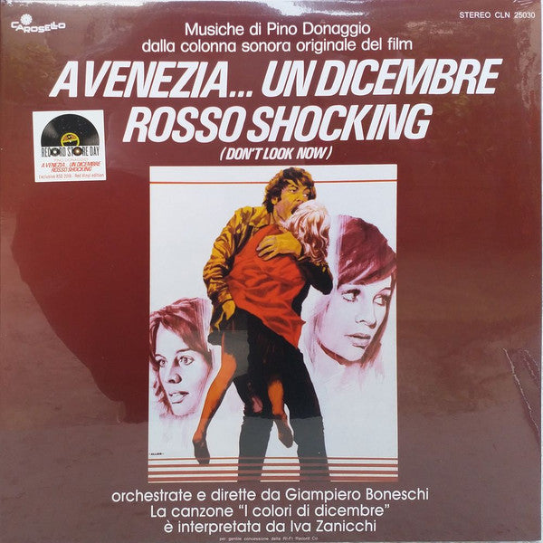Pino Donaggio / A Venezia... Un Dicembre Rosso Shocking (Don't Look Now) - LP RED