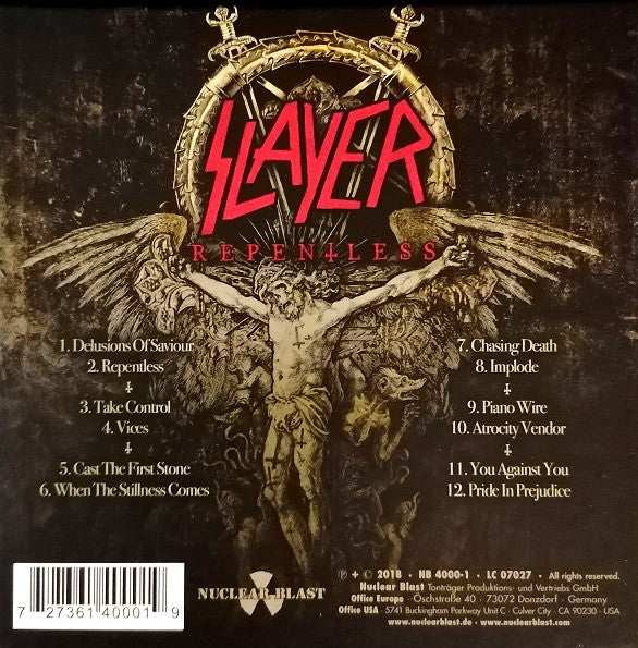 Slayer / Repentless - LP 6X7''