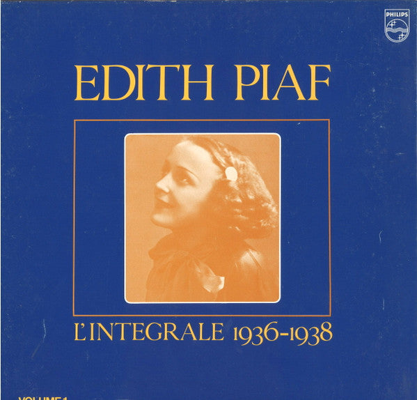Edith Piaf / L'Intégrale 1936-1938 (Volume 1) - 3LP Used