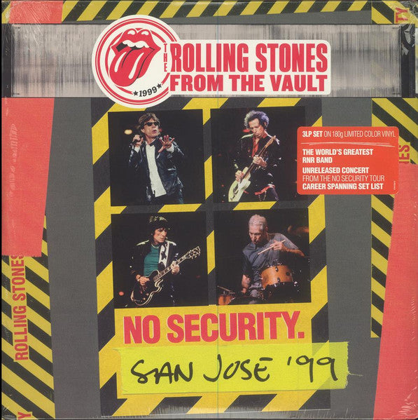 The Rolling Stones / No Security. San Jose '99 - 3LP COLOR