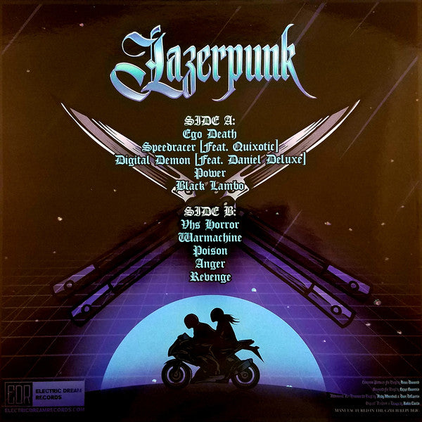 Lazerpunk / Death & Glory - LP Blue & Black Swirl (Used)