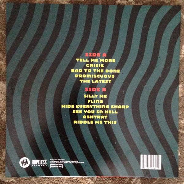 WSTR / Identity Crisis - LP Used clear Blue w/Teal Splatter