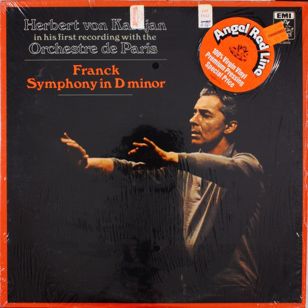César Franck, Herbert von Karajan With The Orchestre De Paris / Symphony In D Minor - LP Used