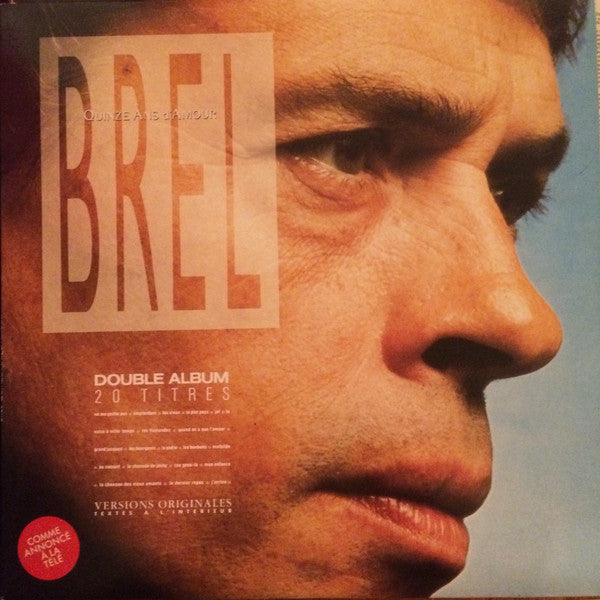 Jacques Brel / Quinze Ans D'Amour - 2LP Used
