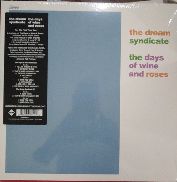 The Dream Syndicate ‎/ The Days Of Wine And Roses - LP+12"+7"
