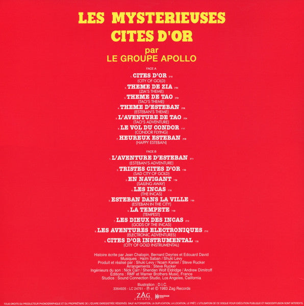 Apollo / Les mystérieuses cités d'or (OST) - LP + Tote Bag
