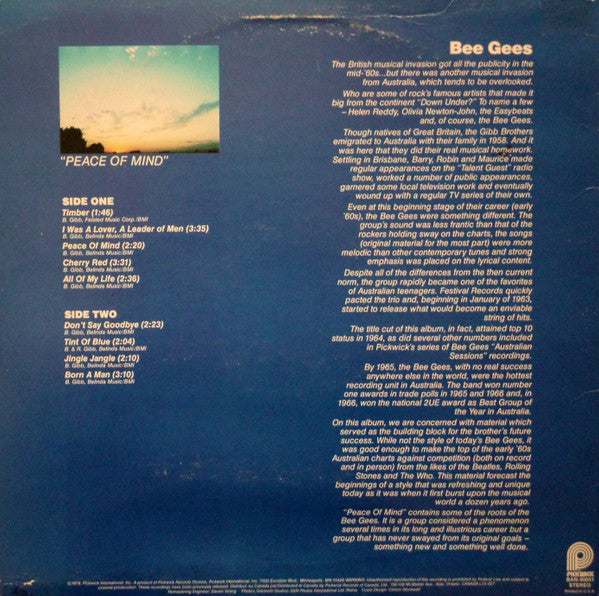 Bee Gees / Peace Of Mind - LP USED