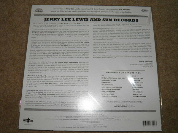 Jerry Lee Lewis ‎/ Greatest Hits - The Sun Records Years - LP Used green