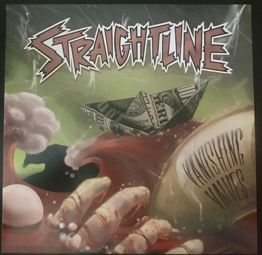 Straightline ‎/ Vanishing Values - LP Used clear red