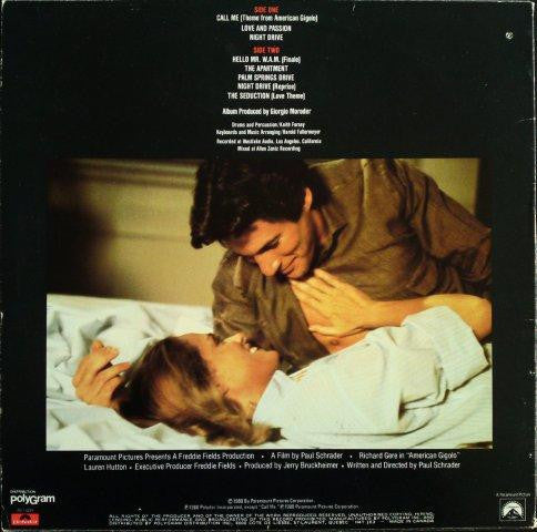 Giorgio Moroder / American Gigolo (O.S.T) - LP Used