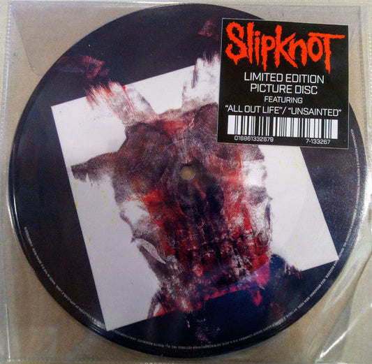 Slipknot ‎/ All Out Life / Unsainted - LP 7'' PICTURE DISK