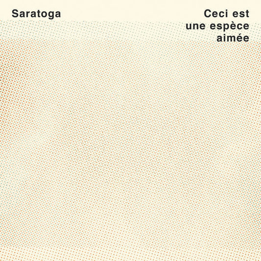 Saratoga / Ceci est une espèce aimée - LP Vinyle + Livre + (TEST PRESSING LP)