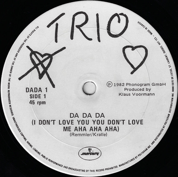 Trio / Da Da Da - LP 12'' Used