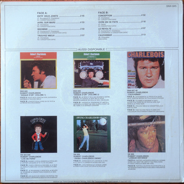 Robert Charlebois / Disque D'Or Volume 1 - LP USED