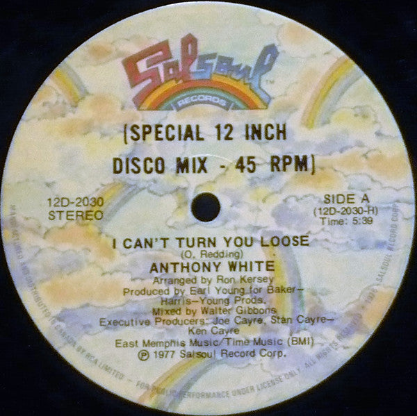 Anthony White / I Can't Turn You Loose / Block Party - LP Used 12"