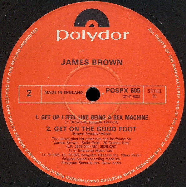 James Brown / Papa's Got A Brand New Bag - LP 12'' Used