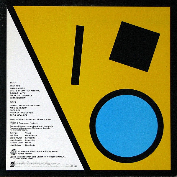 Split Enz / True Colours - LP USED