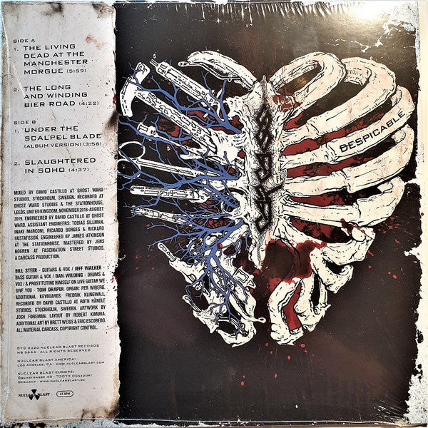 Carcass / Despicable - LP 10'' BLUE