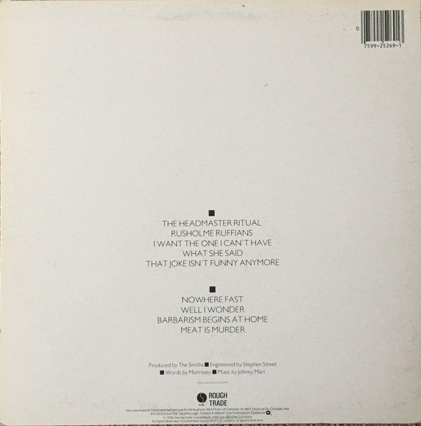 The Smiths ‎/ Meat Is Murder - LP Used