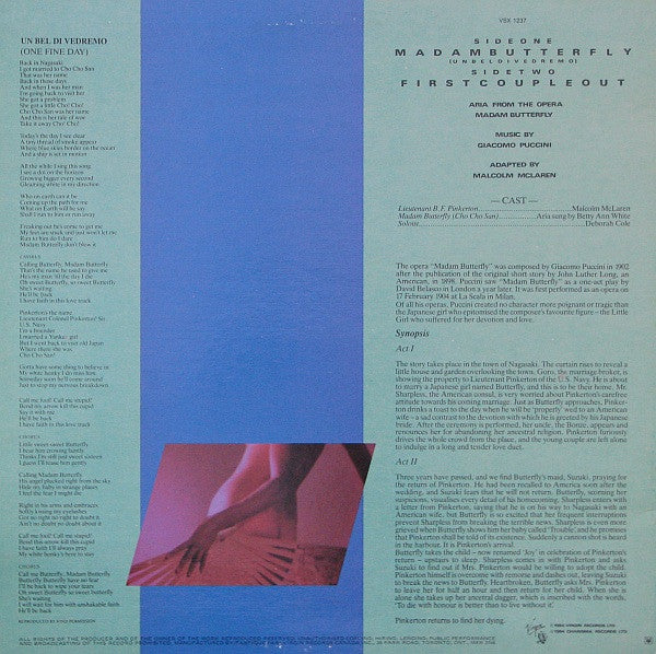 Malcolm McLaren / Madam Butterfly - LP Used 12''