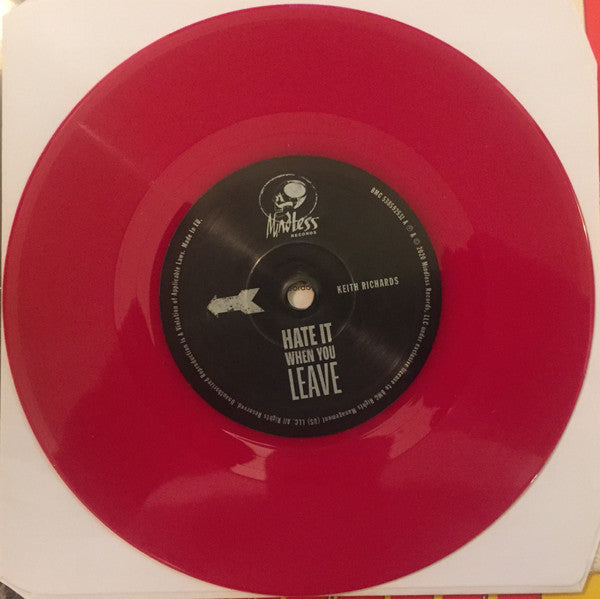Keith Richards / Hate It When You Leave / Key To The Highway - LP Used (7'') RED