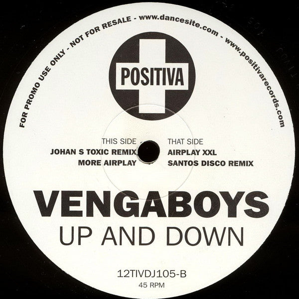 Vengaboys / Up And Down - LP Used 12"