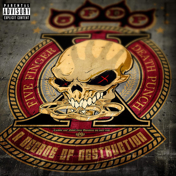 Five Finger Death Punch / A Decade Of Destruction - 2LP ROUGE ÉCARLATE
