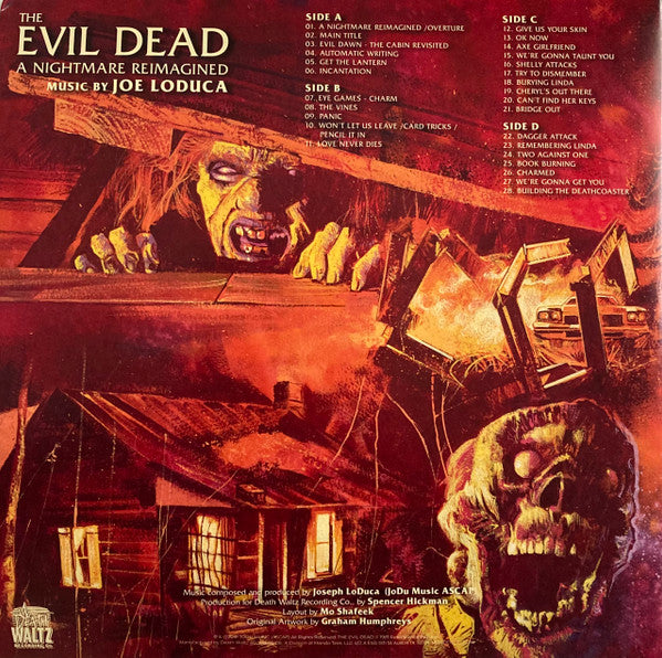 Joseph LoDuca / The Evil Dead (A Nightmare Reimagined) - 2LP COLORED SPLATTER