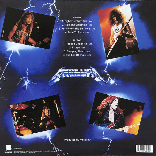 Metallica / Ride The Lightning - LP BLUE