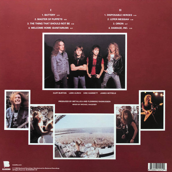 Metallica / Master Of Puppets - LP RED